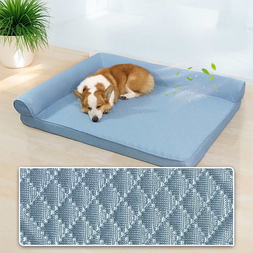 Large Cooling Breathable Non-Slip Orthopedic Dog Bed