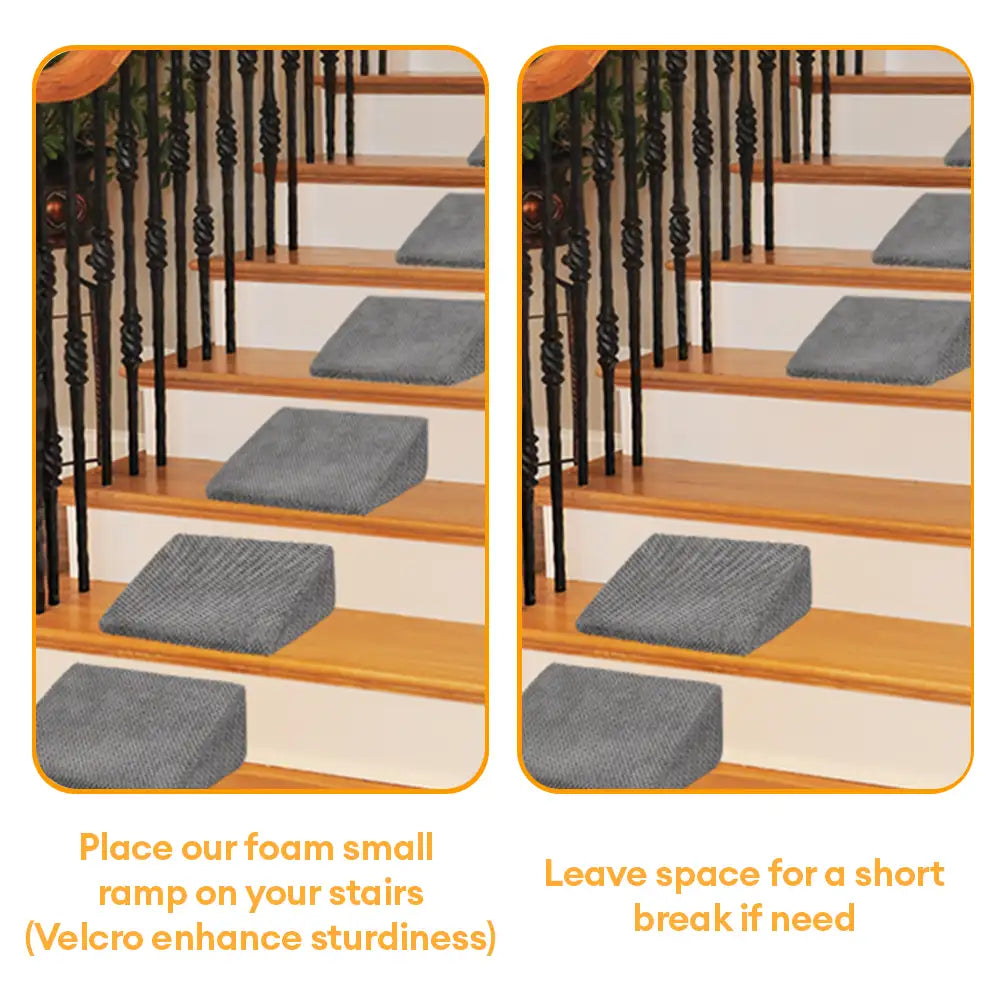 Modular Foam Dog Ramp Stairs for Staircase Stairs with Velcro