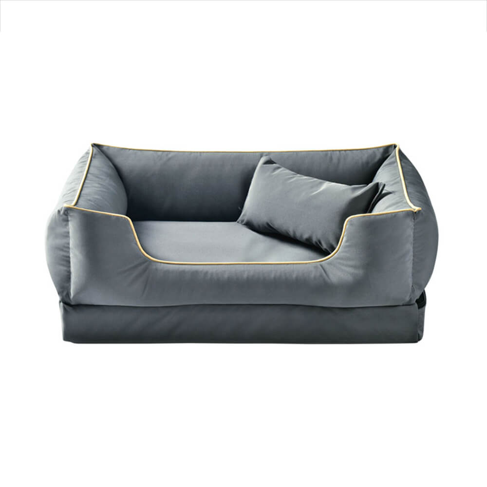 Nordic Style Waterproof Anti-Scratch Washable Dog Sofa Bed with Pillow