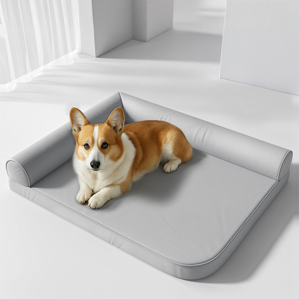 Orthopedic Scratch-Resistant Waterproof Tech Fabric Dog Bed