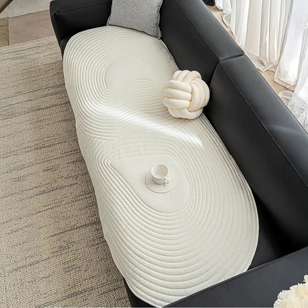 Soft Pure Cotton Sofa Protection Non-slip Couch Cover