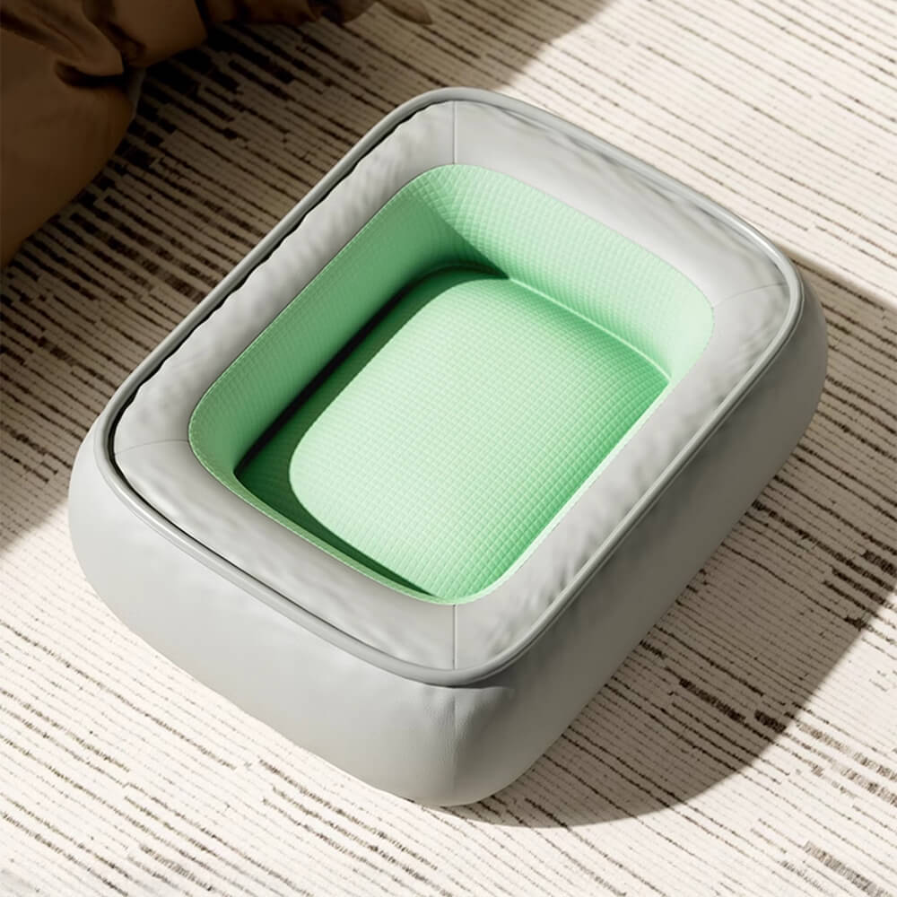 Waterproof Non-stick PU Leather Scratch-resistant Full Support Dog Bed