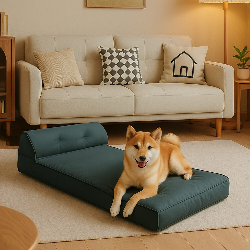 Waterproof & Hair-Resistant Thick All-Season Washable Large Dog Bed