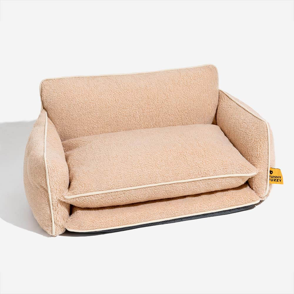 Bed Cover - Soft Faux Lambswool Double Layer Dog & Cat Sofa Bed