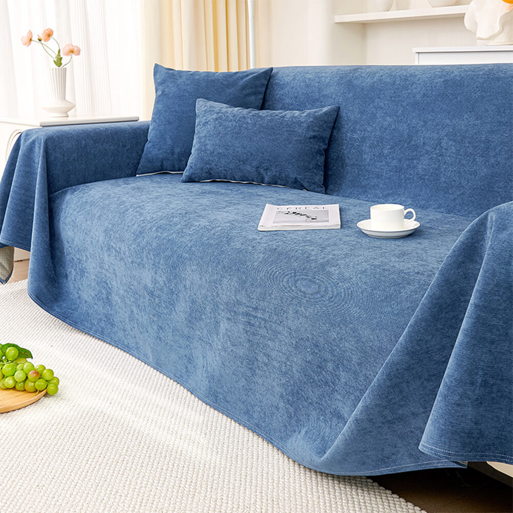 Soft and Waterproof Scratch-Resistant Non-Linting Throw Couch Cover