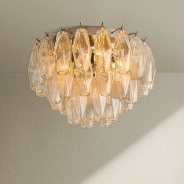 CHRAFZ Glass Flushmount 17"24"