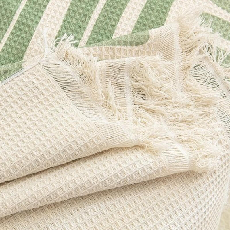 Geometric Pattern Multi-Color Sofa Cover - Modern Design for a Stylish Home