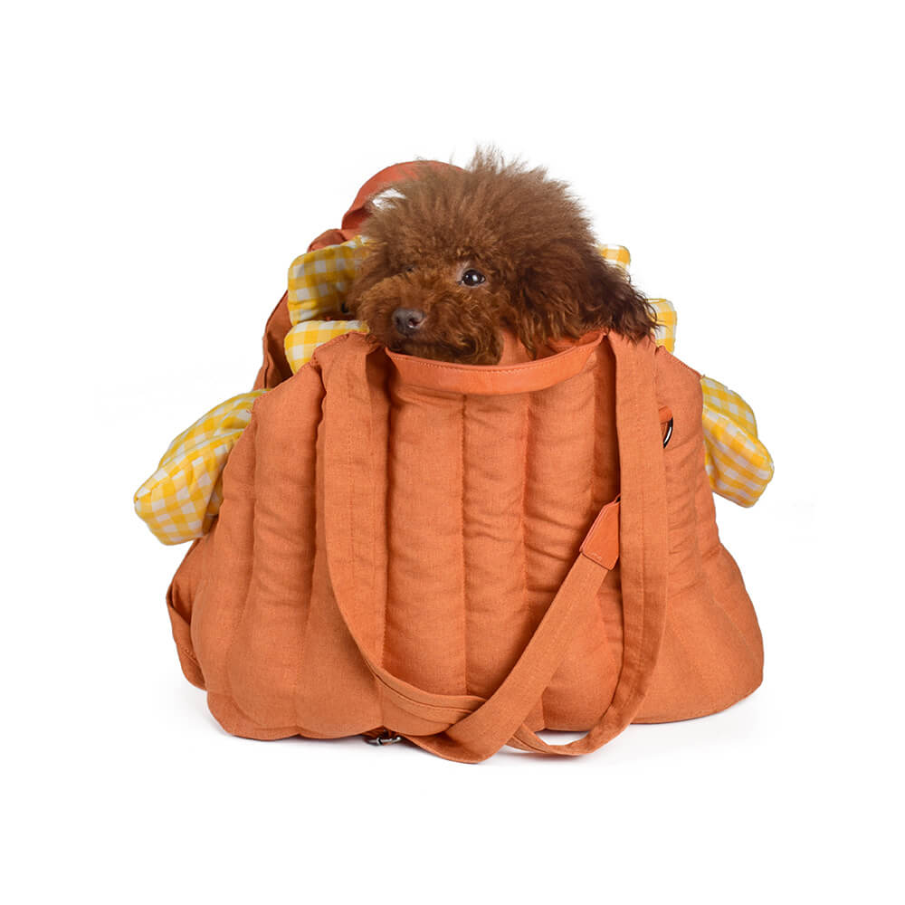 Gingham Portable Soft Multi-Purpose Dog & Cat Carrier Bag