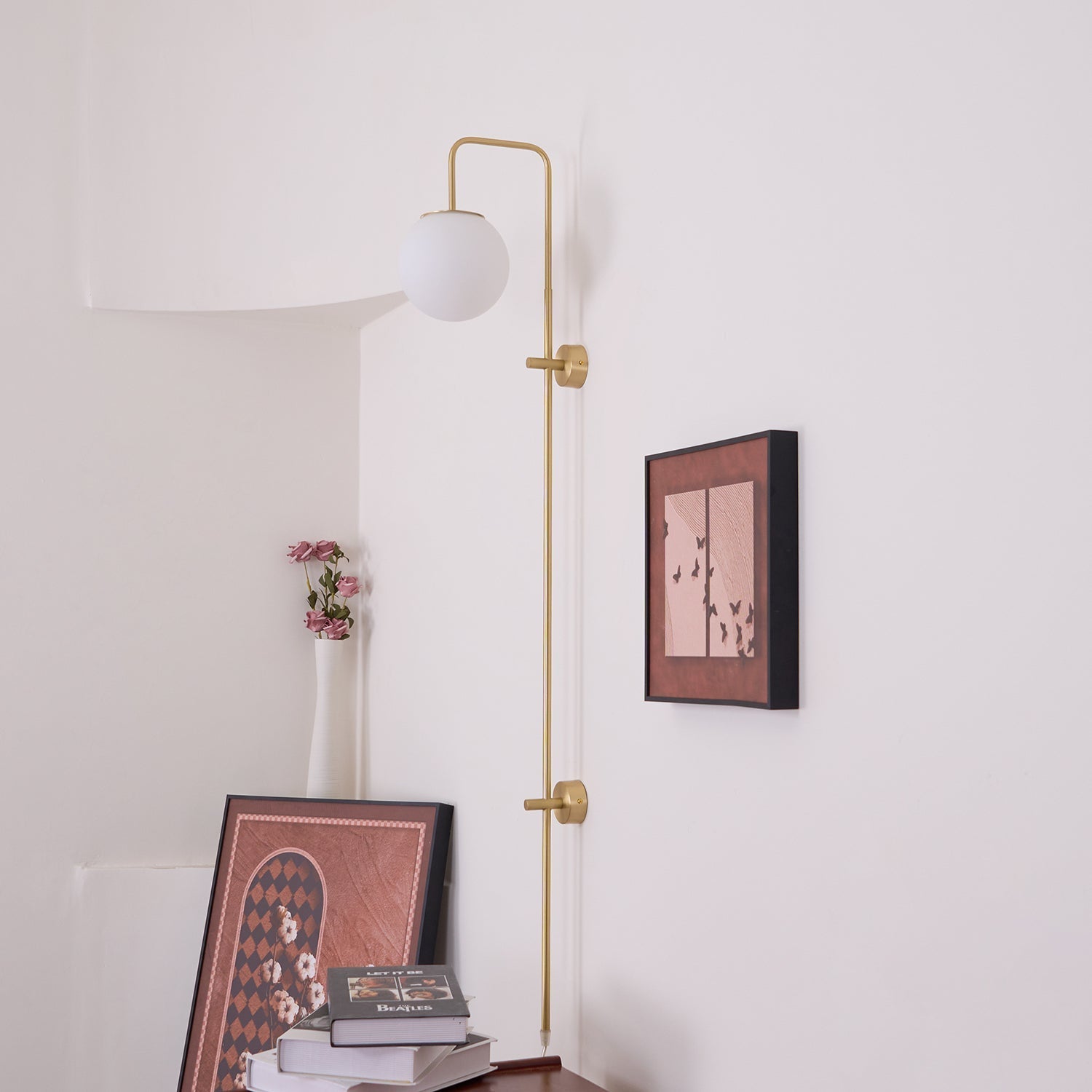 Aurelia Globe Plug In Wall Sconce