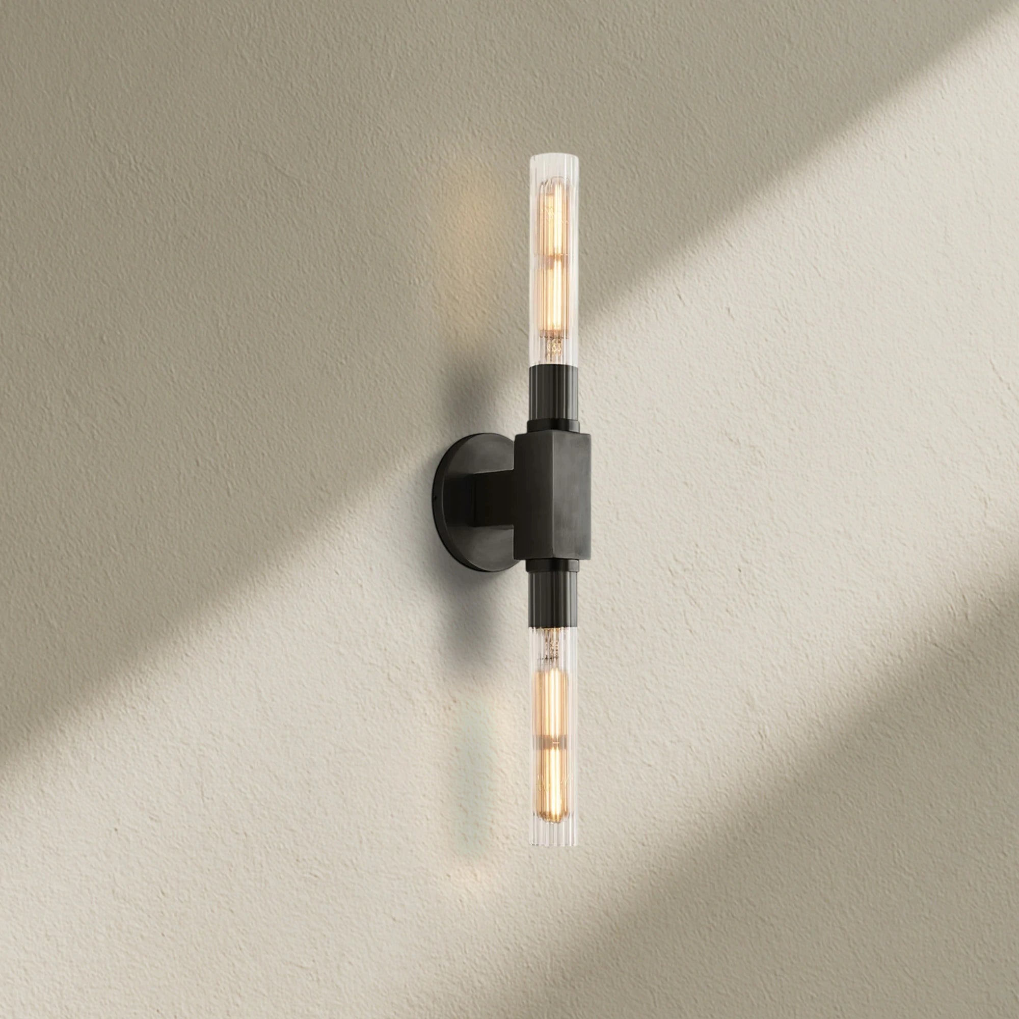 Cannfz Glass Linear Wall Sconce