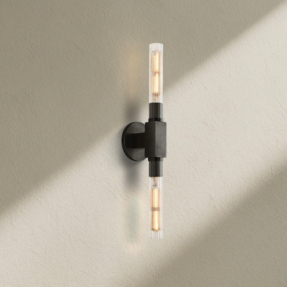 Cannfz Glass Linear Wall Sconce