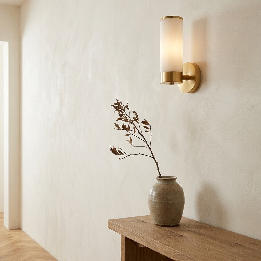 Harlin Sconce in Alabaster