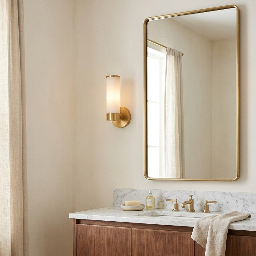 Harlin Sconce in Alabaster