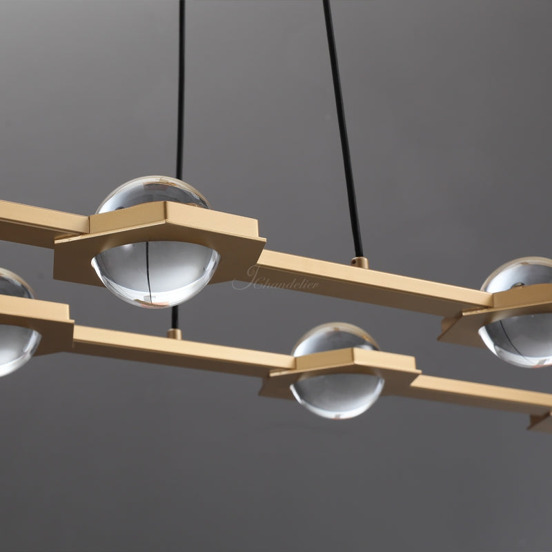 ECLFZ Rectangular Chandelier 54"72"