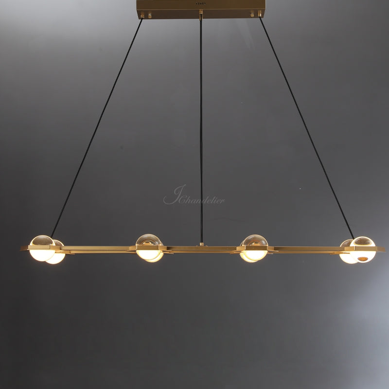 ECLFZ Rectangular Chandelier 54"72"
