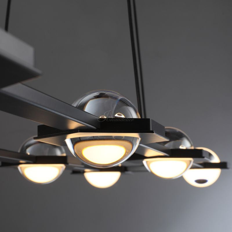 ECLFZ Rectangular Chandelier 54"72"