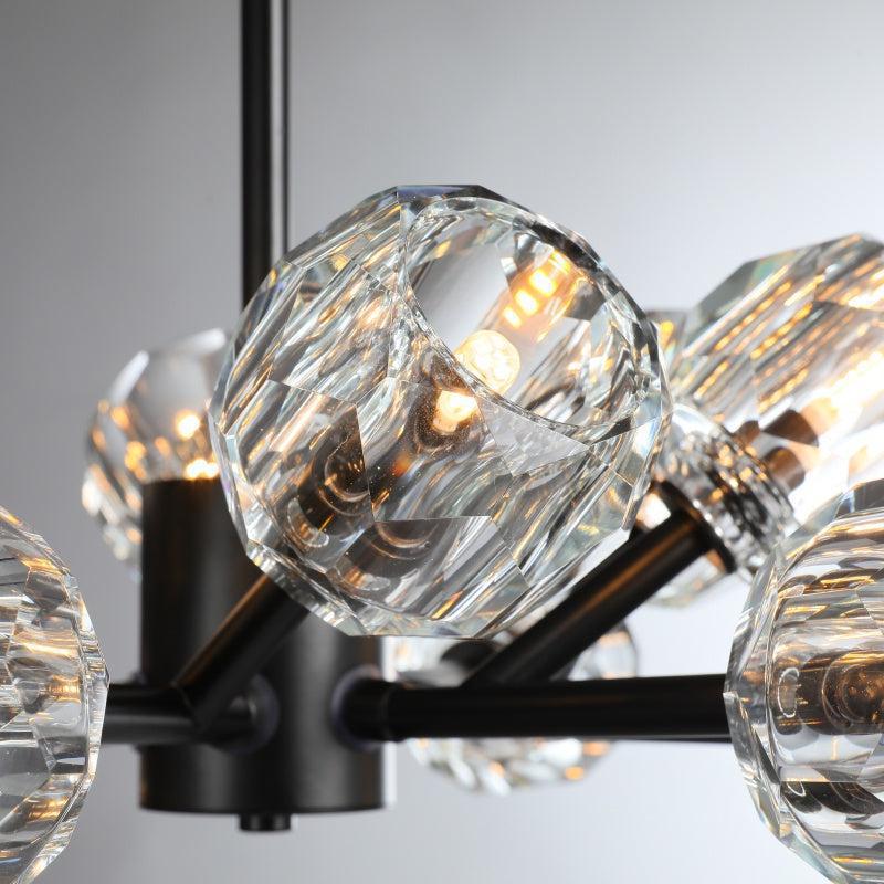 Billfz De Crystal Glass Round Chandelier 24"36"48"60"72"