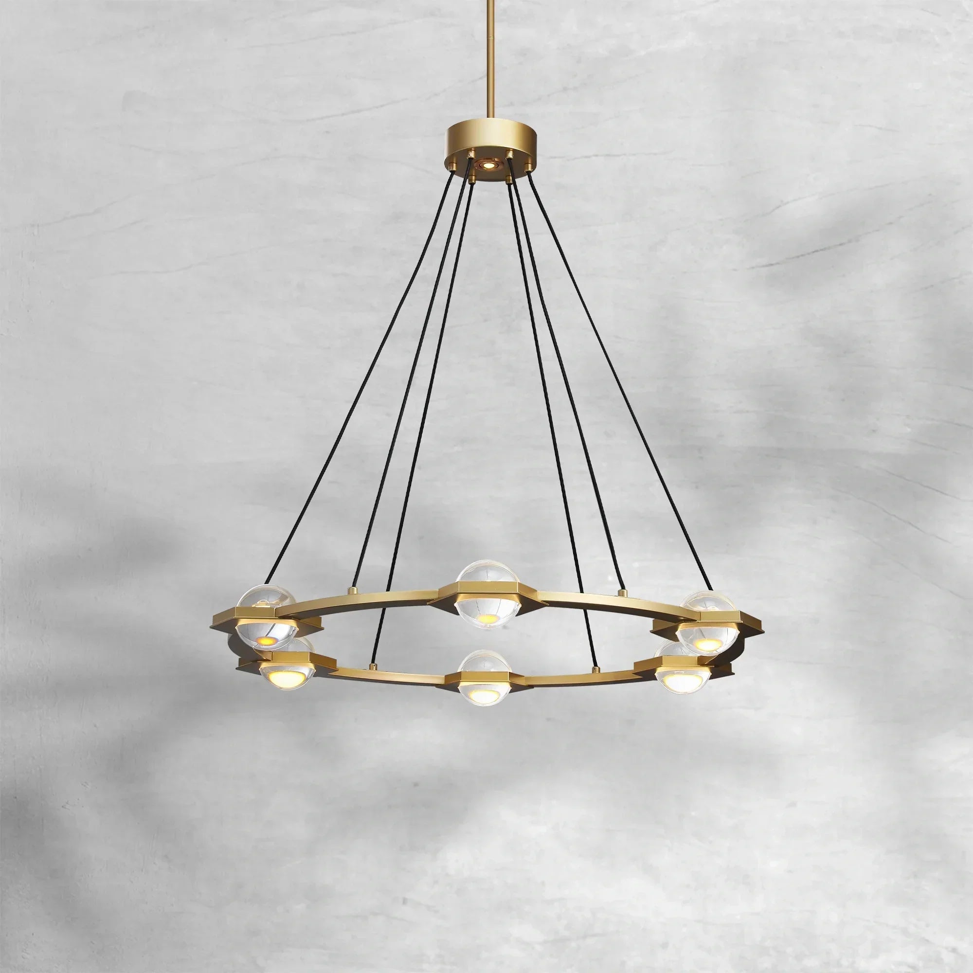 ECLFZ Round Chandelier 36", 48", 60"