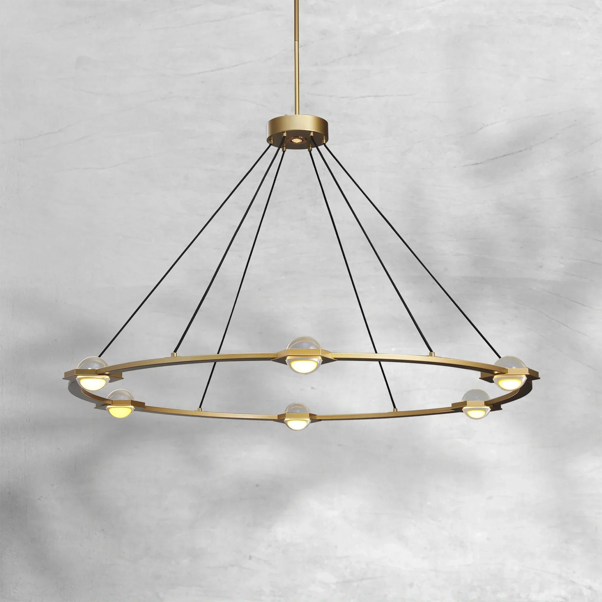 ECLFZ Round Chandelier 36", 48", 60"