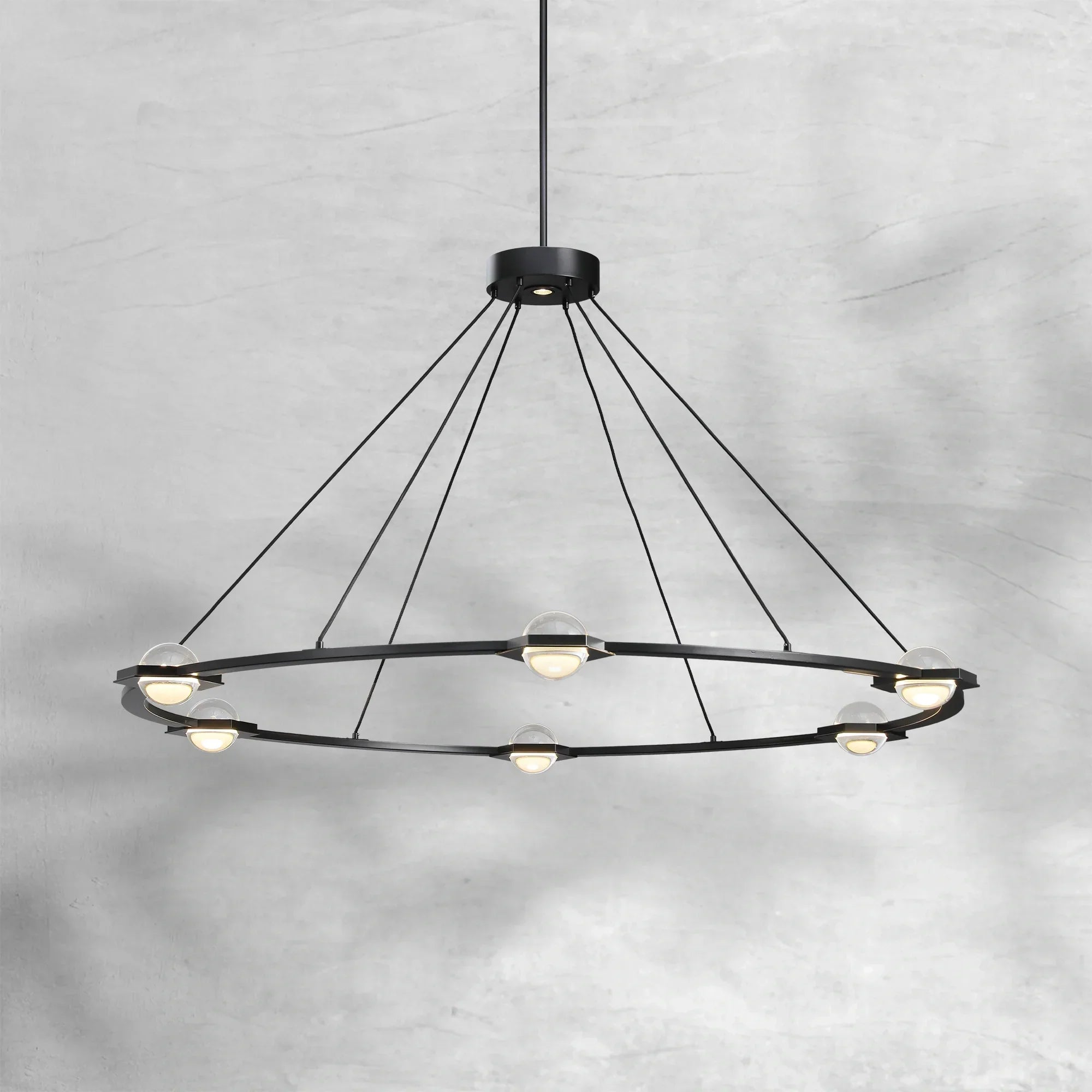 ECLFZ Round Chandelier 36", 48", 60"
