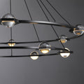 ECLFZ Two-Tier Round Chandelier 48