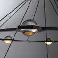 ECLFZ Two-Tier Round Chandelier 48
