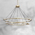 ECLFZ Two-Tier Round Chandelier 48