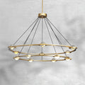 ECLFZ Two-Tier Round Chandelier 48