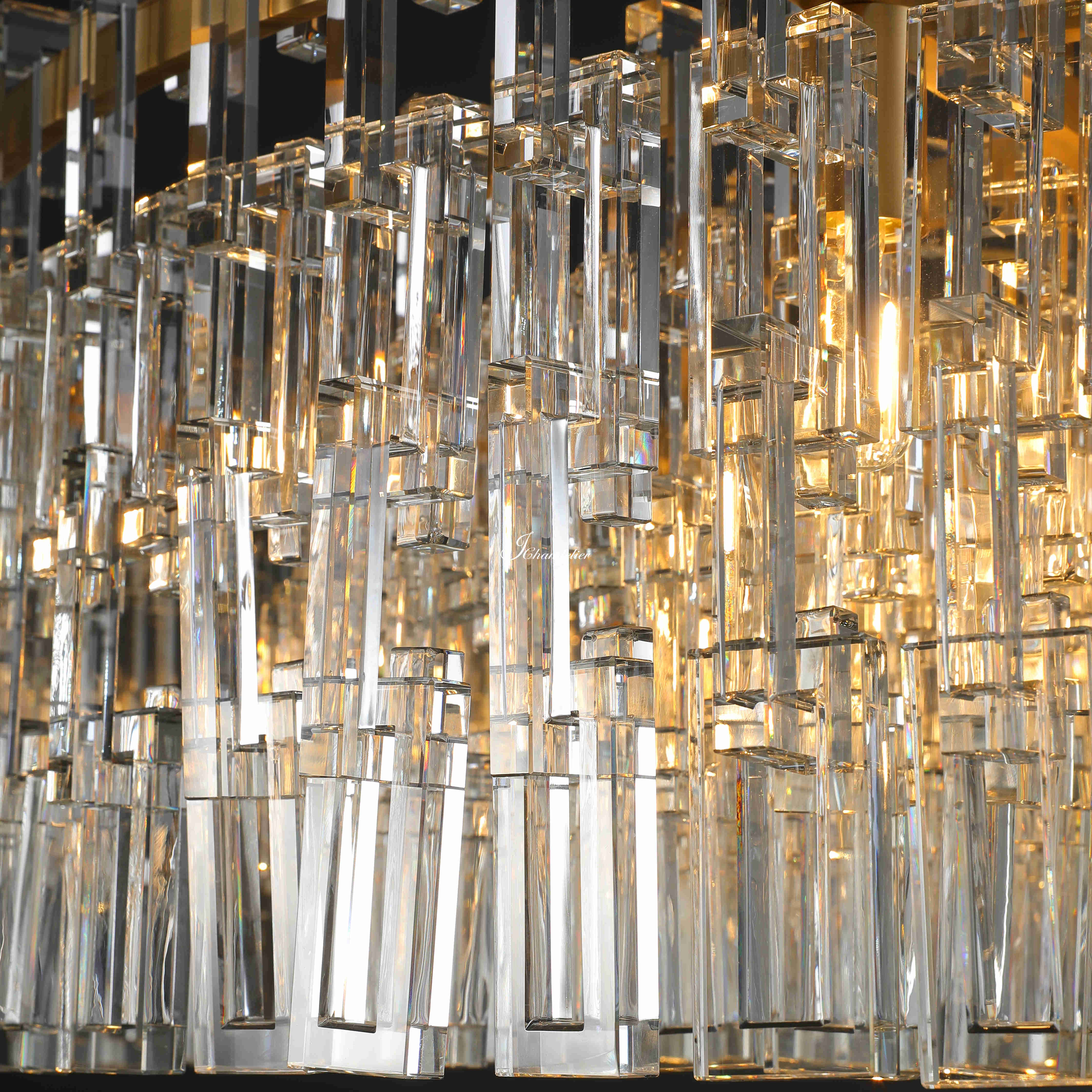 Marfz Modern Round Chandelier 48"