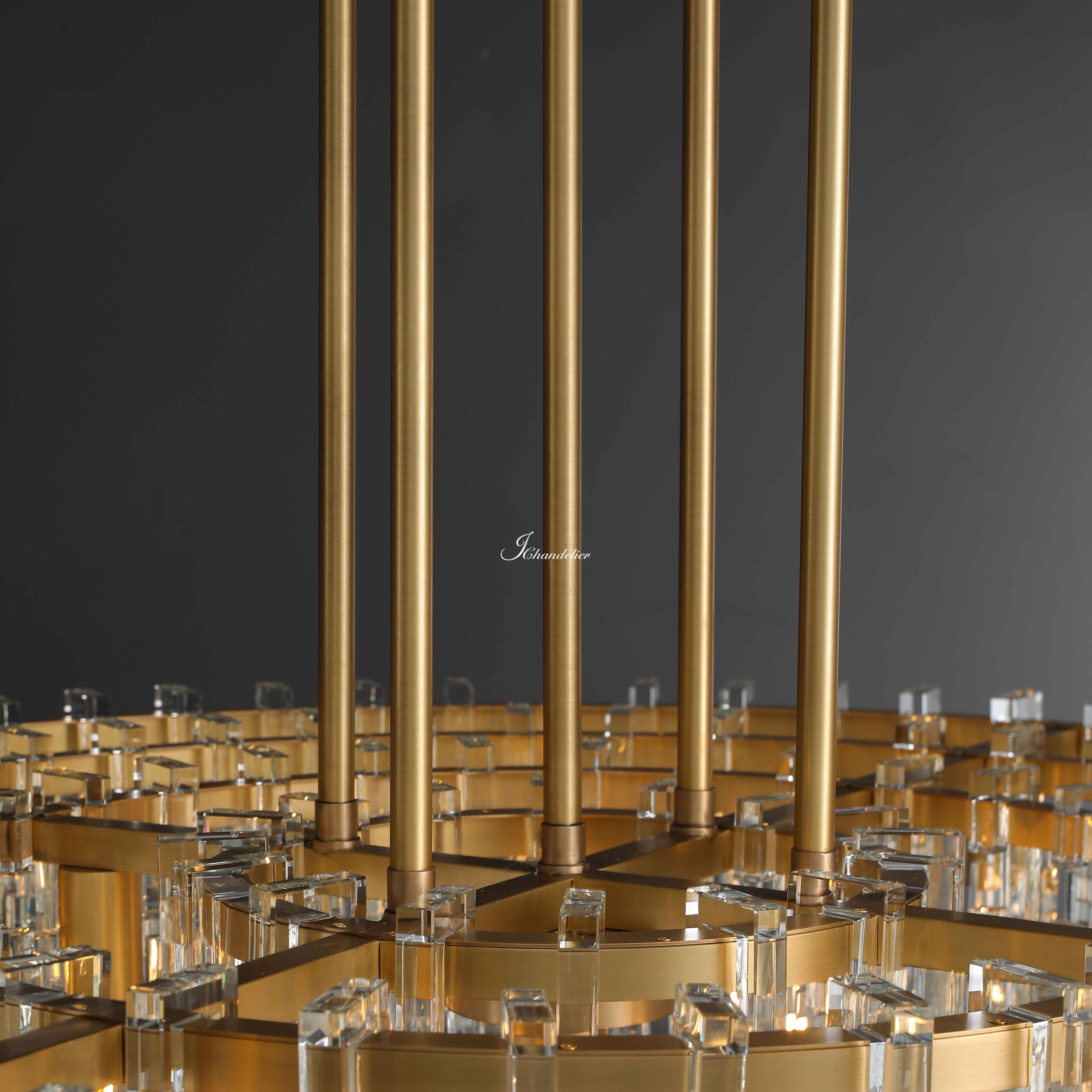 Marfz Modern Round Chandelier 60"