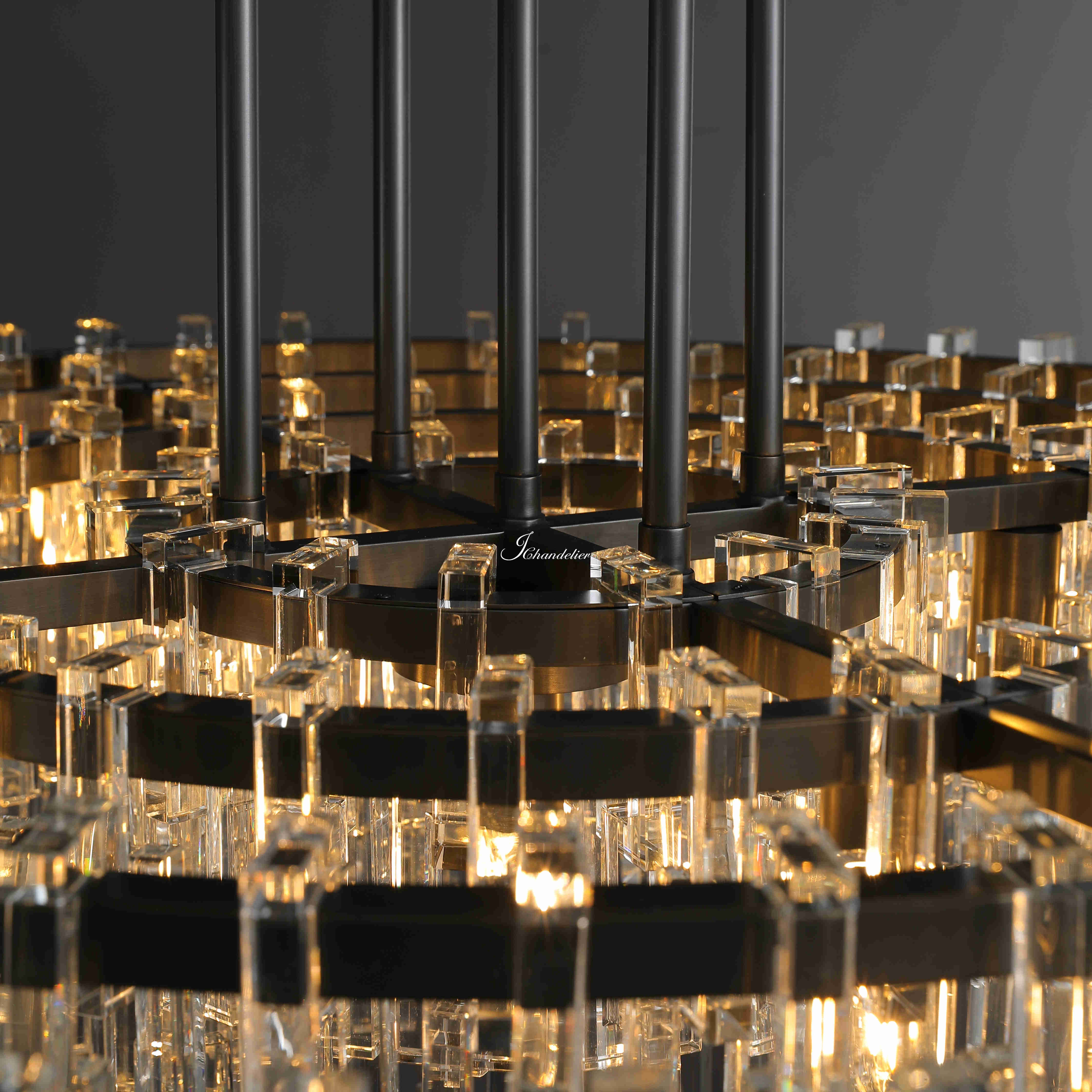 Marfz Modern Round Chandelier 48"