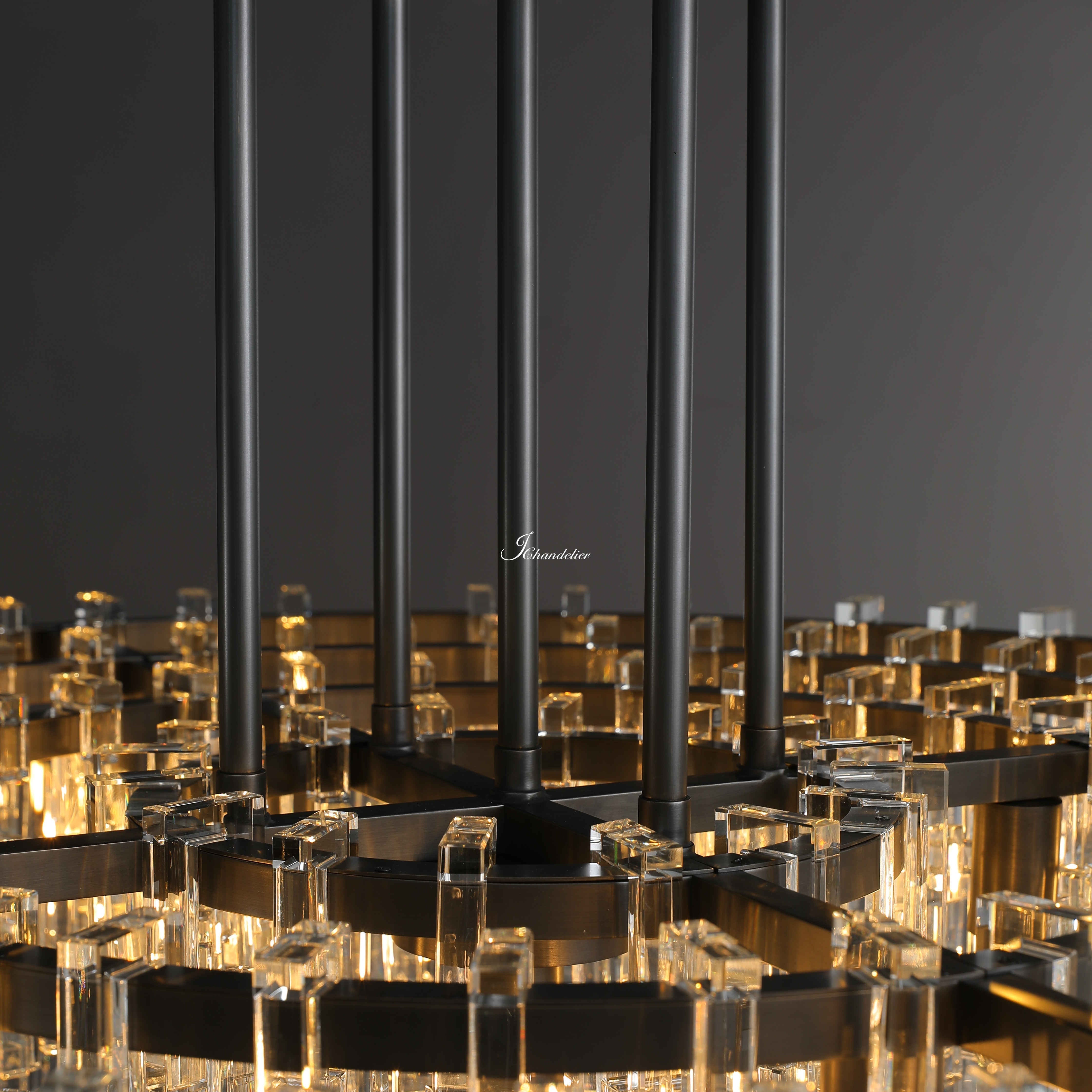 Marfz Modern Round Chandelier 60"