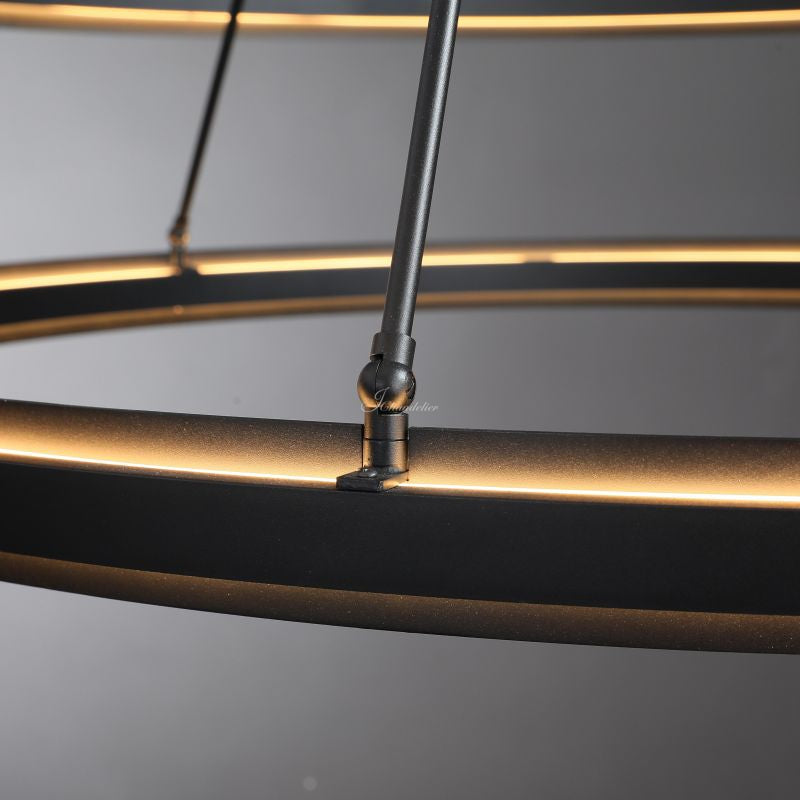 Perfz Two-Tier Round Chandelier 60"