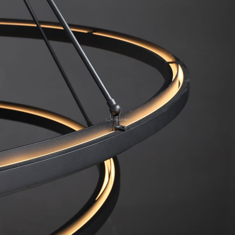 Perfz Two-Tier Round Chandelier 60"