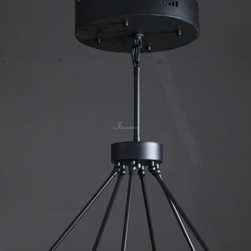 Perfz Two-Tier Round Chandelier 60"