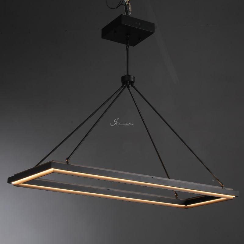 Perfz Rectangular Chandelier 48" 62“