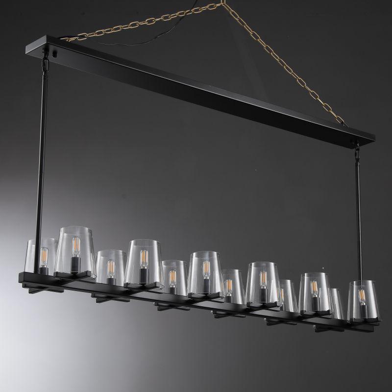 PAFZ Modern Linear Chandelier 49"60"