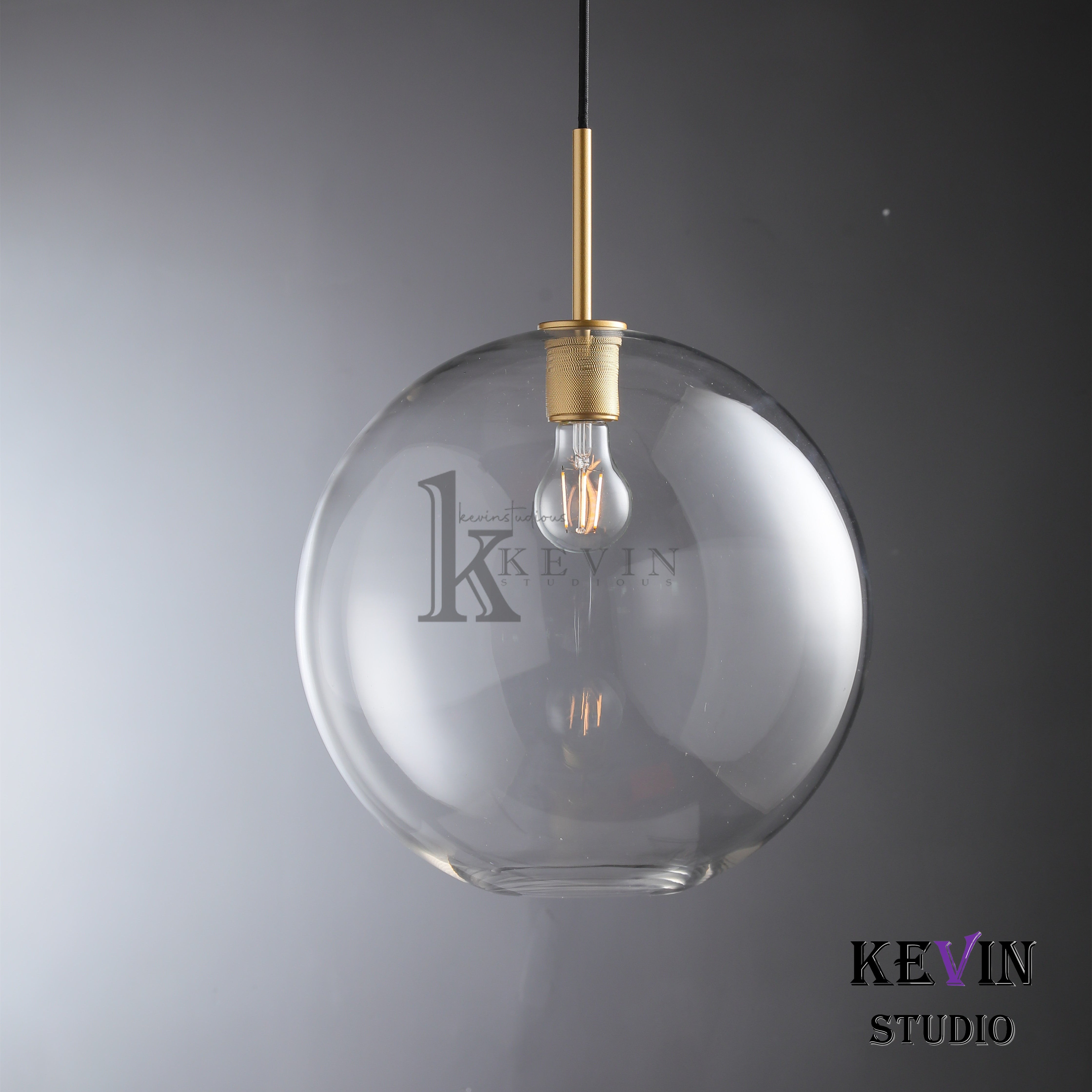 Utifz Modern Sphere Shade Pendant Light 8'', 11'', 14'' Pendant Light Kevin Studio Inc