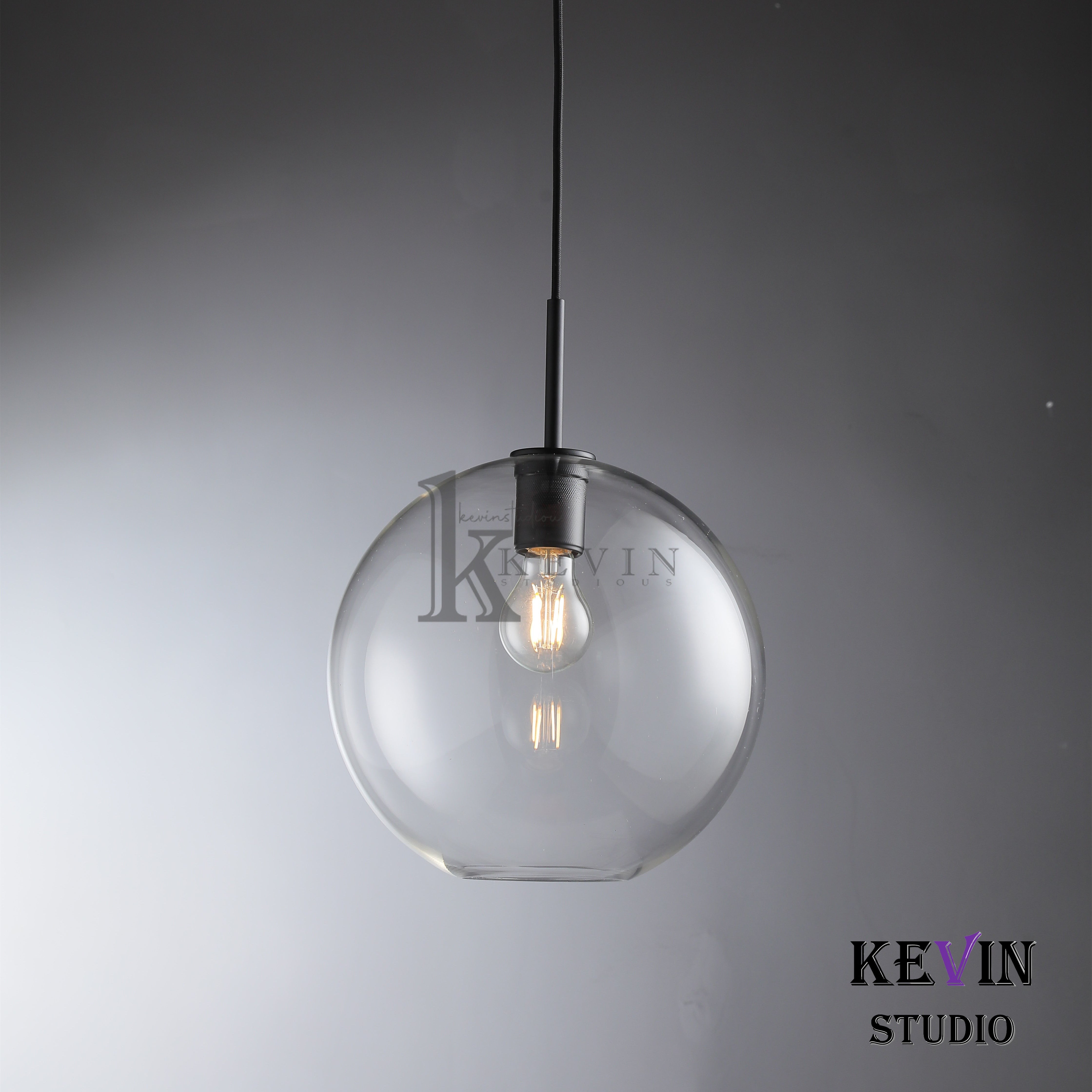 Utifz Modern Sphere Shade Pendant Light 8'', 11'', 14'' Pendant Light Kevin Studio Inc
