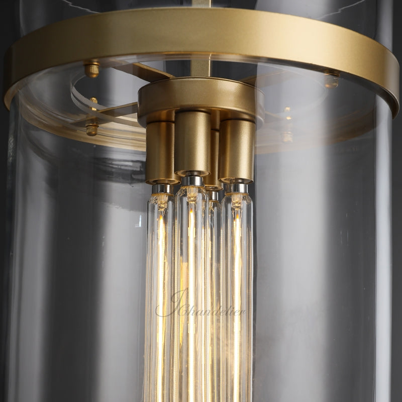 Lavefz Modern Blown Glass Pendant Light 8", 10", 12"