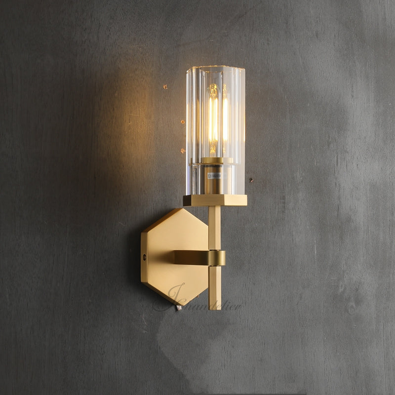 Lameth Hexagonal Wall Sconce 14"19"