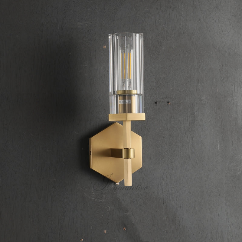 Lameth Hexagonal Wall Sconce 14"19"