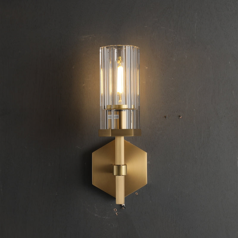Lameth Hexagonal Wall Sconce 14"19"