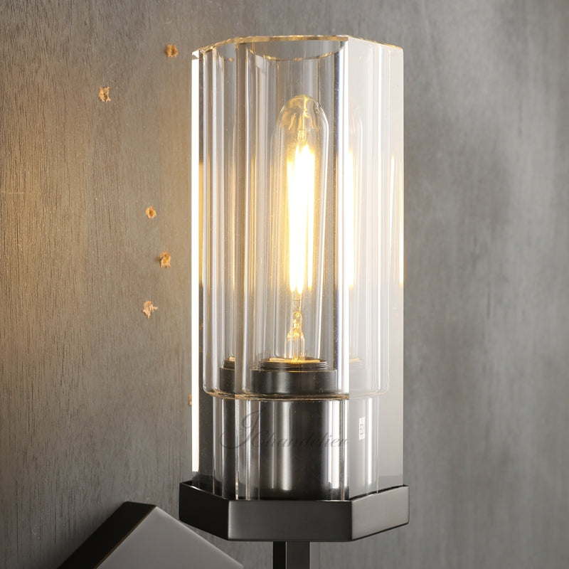 Lameth Hexagonal Wall Sconce 14"19"