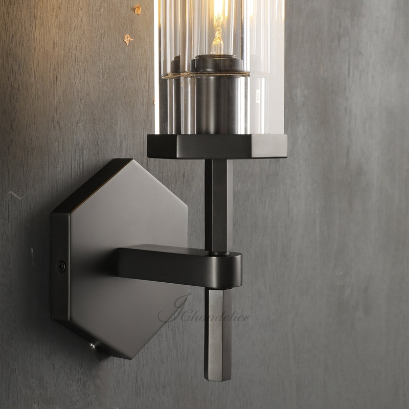Lameth Hexagonal Wall Sconce 14"19"