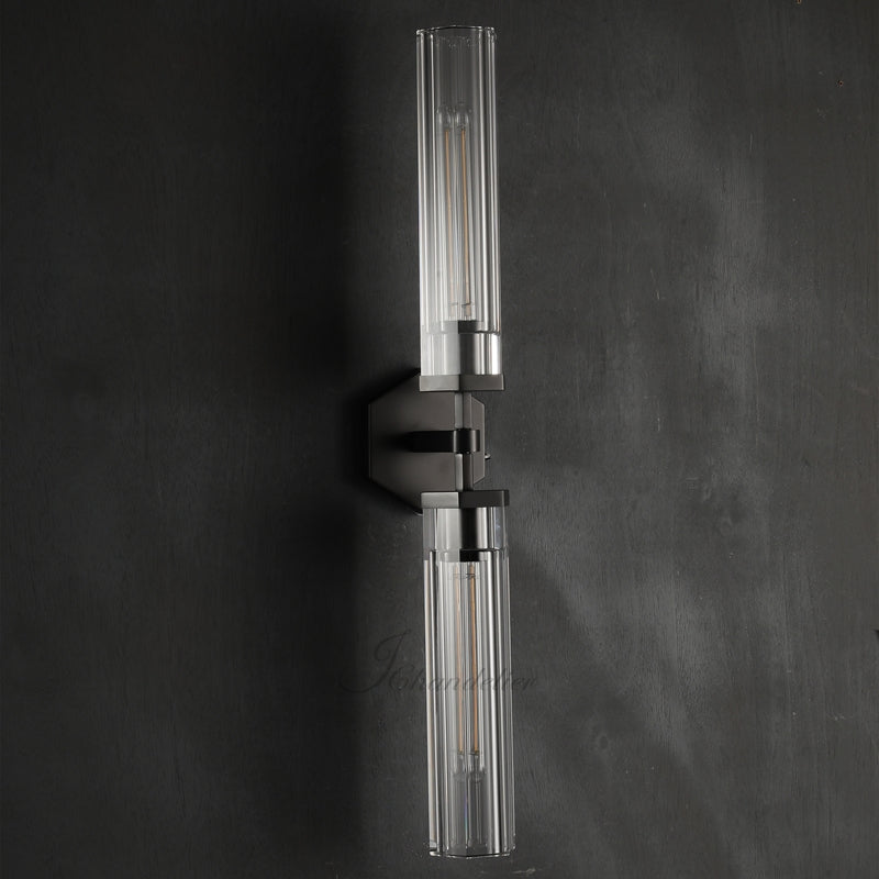Lameth Hexagonal Linear Wall Sconce 20"31"