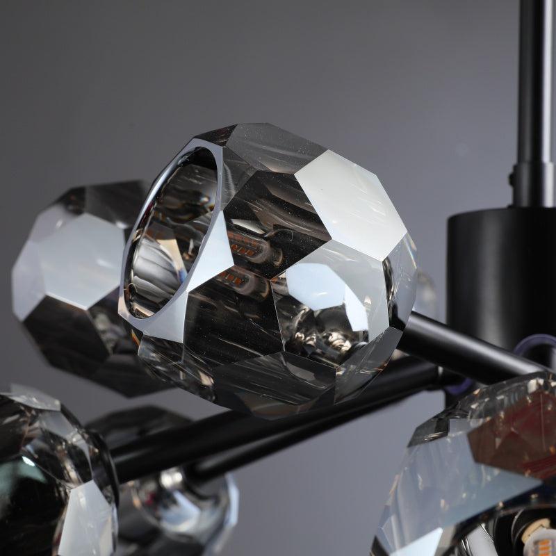 Billfz De Crystal Glass Round Chandelier 24"36"48"60"72"