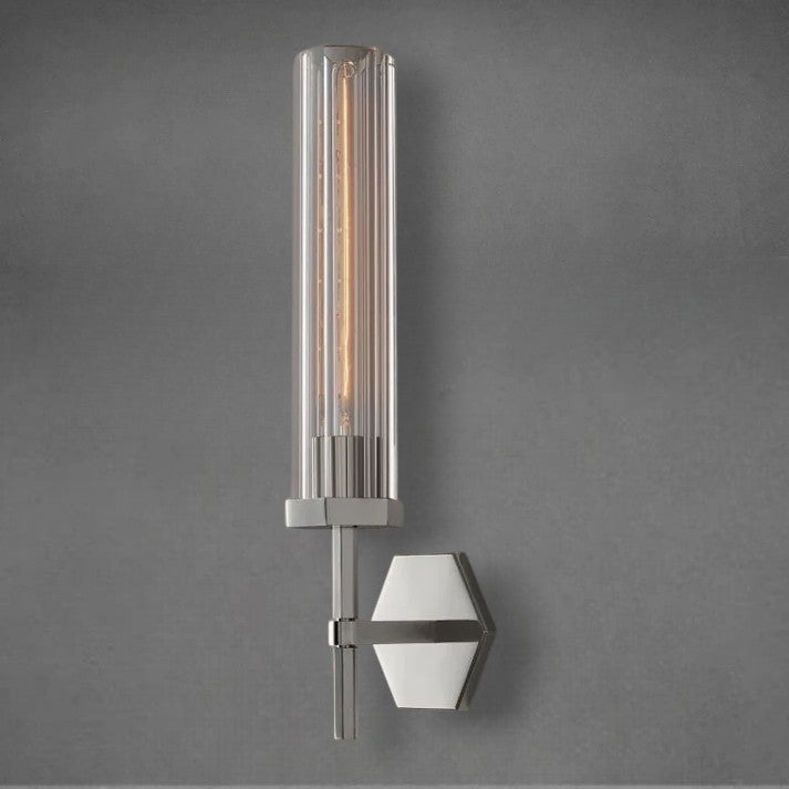 Lameth Hexagonal Wall Sconce 14"19"