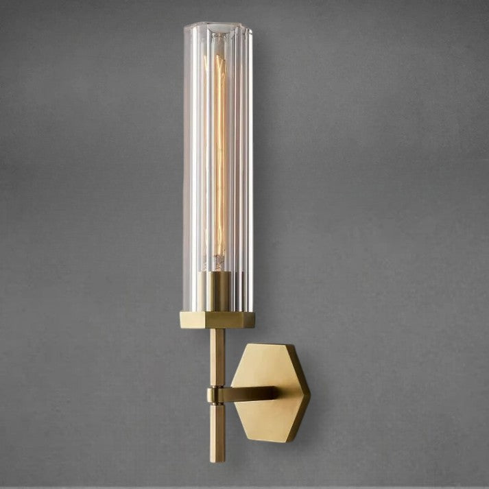 Lameth Hexagonal Wall Sconce 14"19"