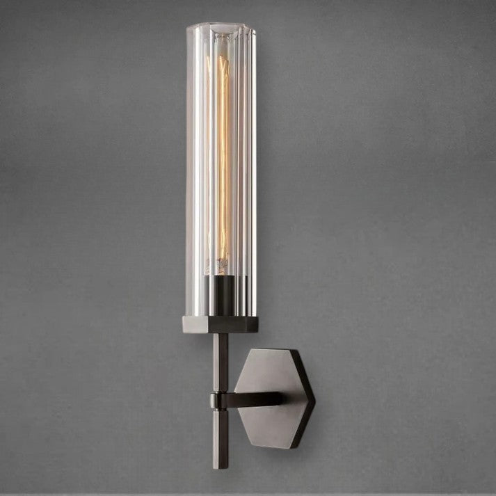 Lameth Hexagonal Wall Sconce 14"19"